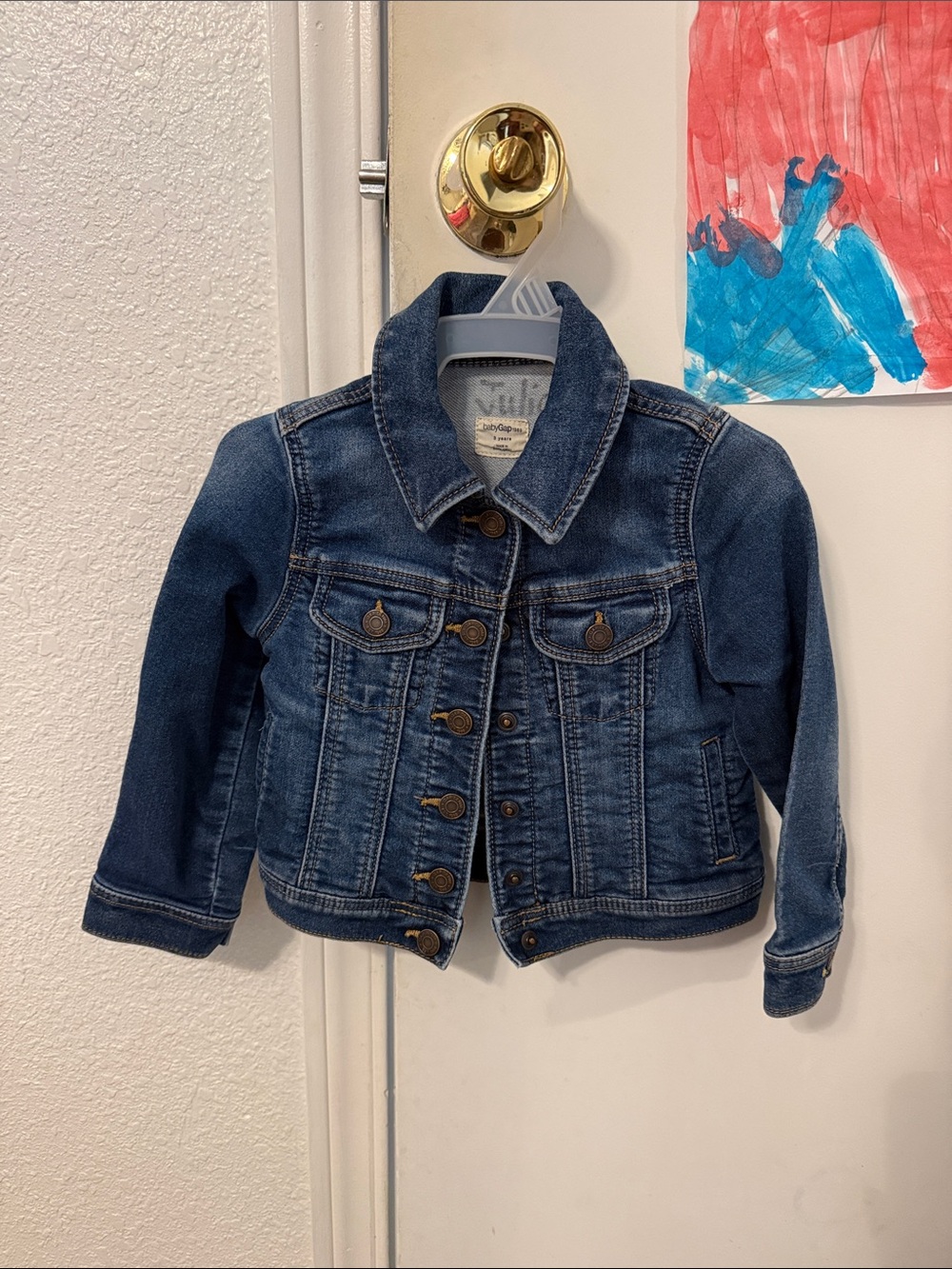 GAP Dark Blue Kids Denim Jacket
